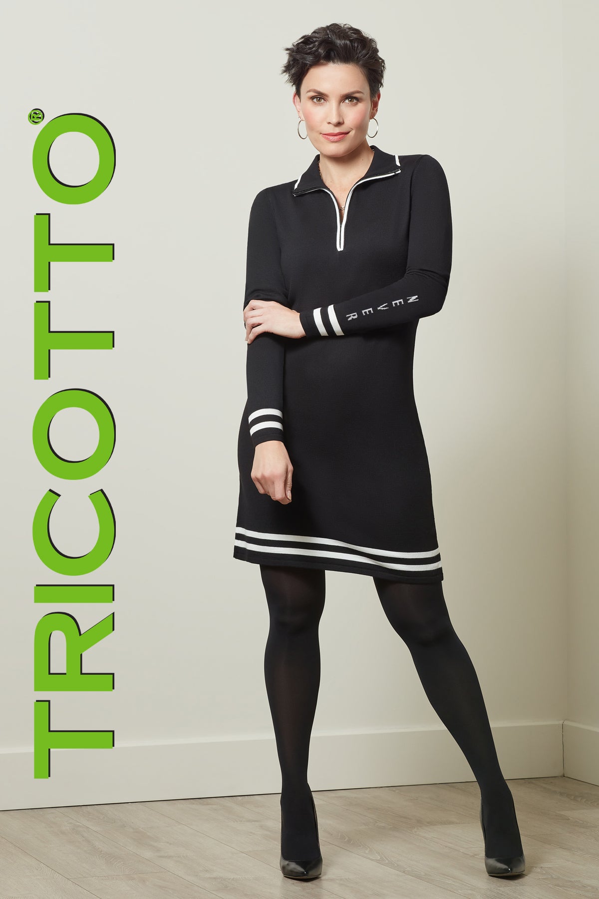 Tricotto Black Dresses-Buy Tricotto Dresses Online-Tricotto Clothing Montreal-Online Dresses Shop-Black Dresses Online Canada