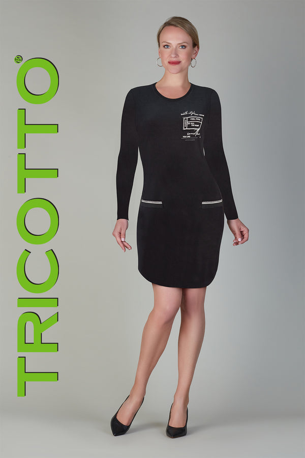 Tricotto White Jacket with Black Trim 56324 main image 0