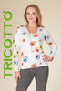 Tricotto Floral Sweater-Buy Tricotto Floral Sweaters Online-Floral Sequin Sweater