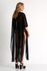 Long Mesh Kimono 02 / 800 Black