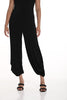 Frank Lyman Montreal Black Knit Harem style culotte pant with pull on waistband