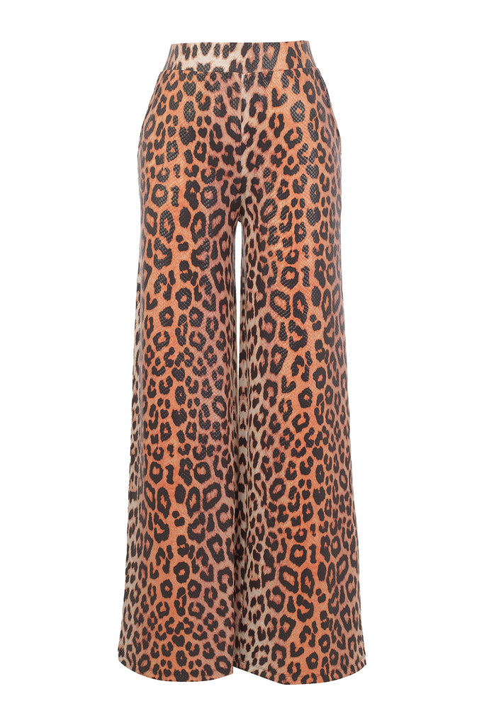 Must Have Print Palazzo Pant. Tricotto Style 56119