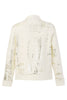 White sequin jacket on a white background