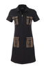 Premium Knit Dress with Striking Pocket Sequin. Tricotto Style 56153