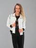 Tricotto Casual Knit Off White Cardigan Sweater