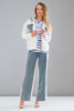 Jean souple clouté. Tricotto Style 56260