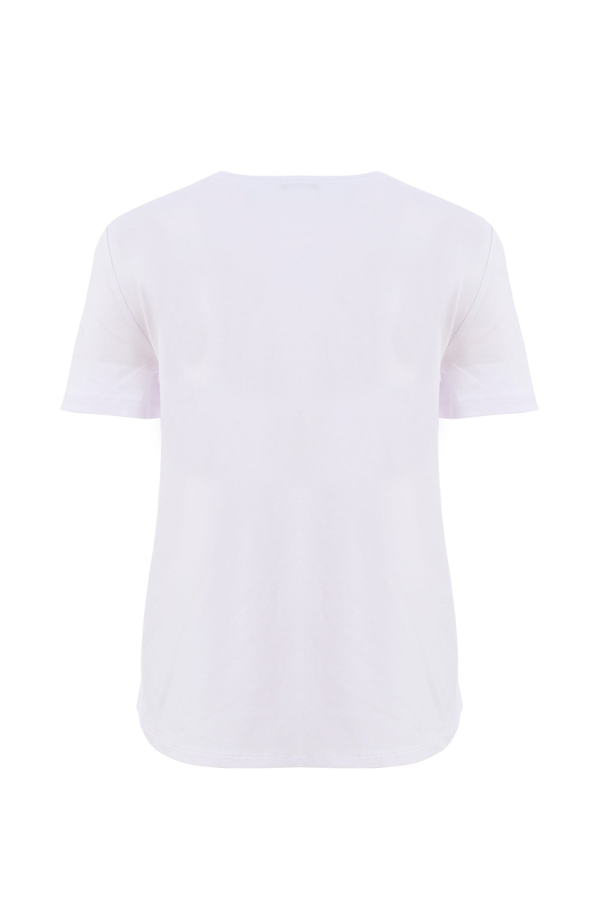 White t-shirt with sequin love print on front