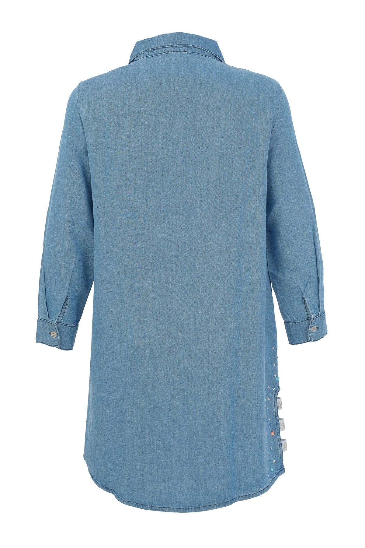 Perfect Summer Denim Dress. Tricotto Style 56256