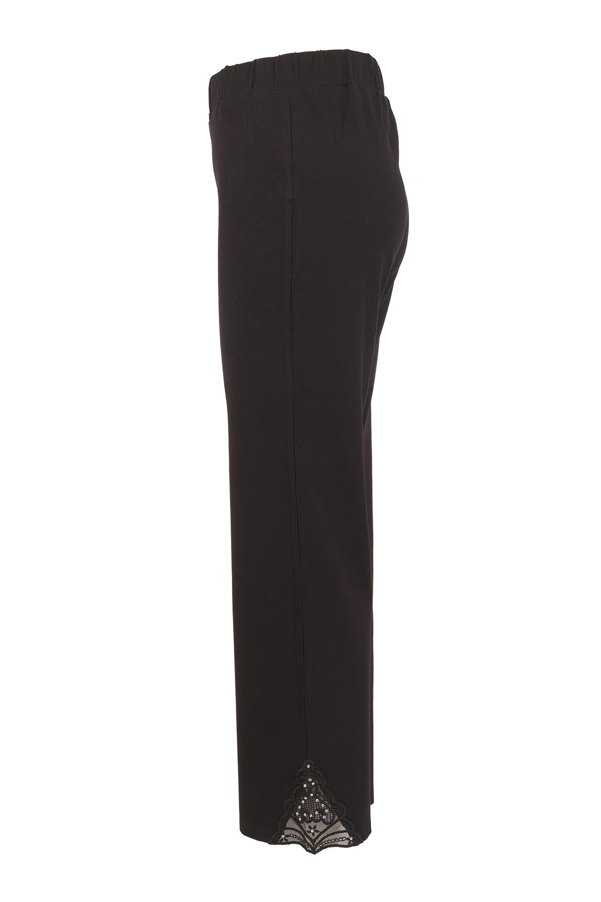 Pantalon à enfiler texturé avec taille élastique. Tricotto Style 56299