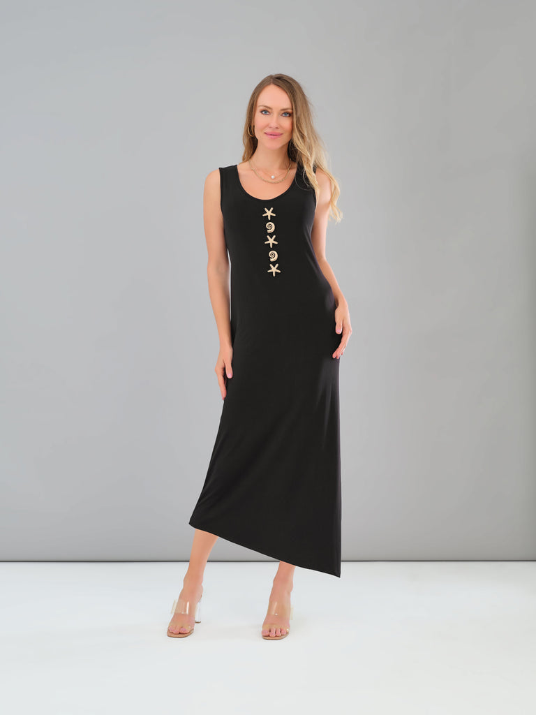 Premium Knit Maxi Dress In Flattering Silhouette. Style 56479