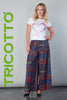 Tricotto Vogue Print Palazzo Pant with Elastic Pull On Waistband