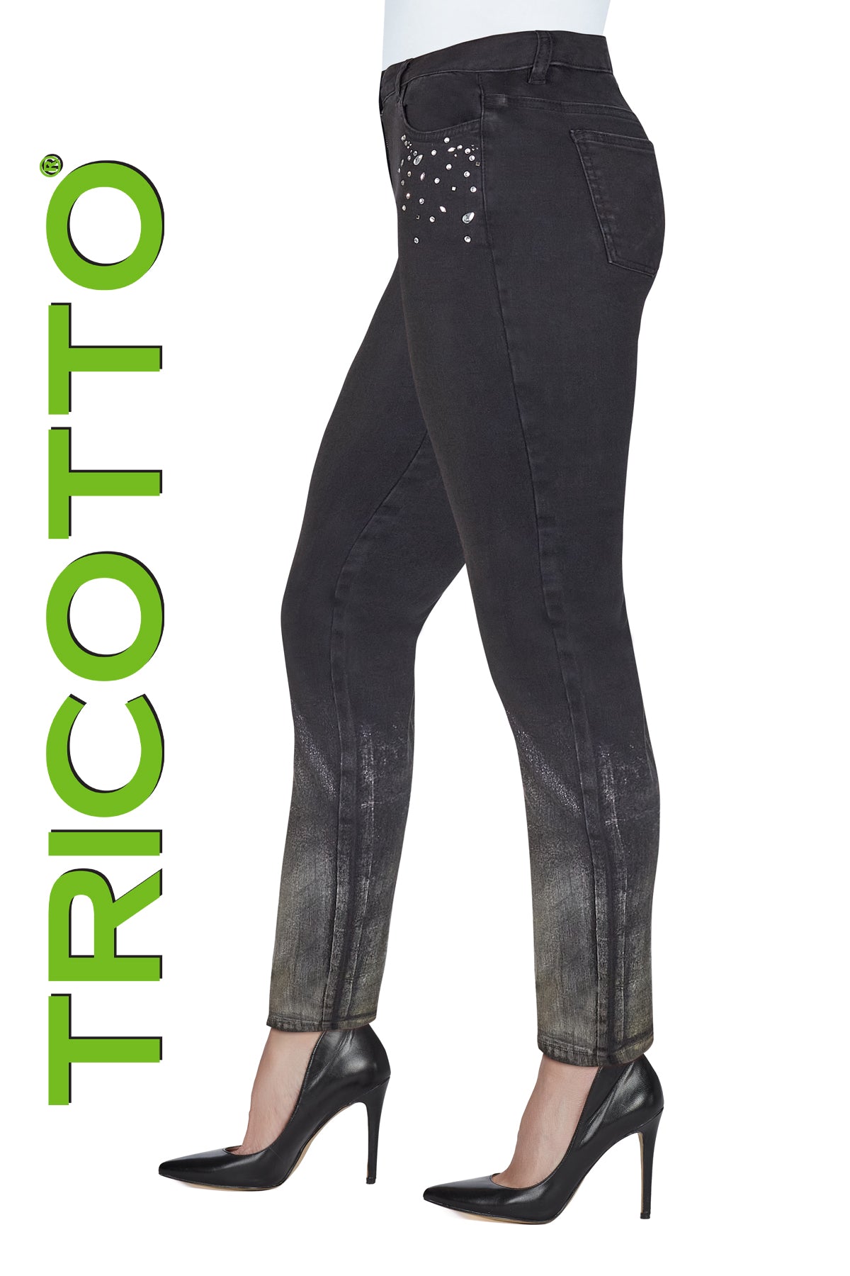 Tricotto Black Jeans-Buy Tricotto Jeans Online-Tricotto Clothing Montreal-Online Denim Shop-Black Jeans