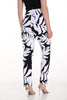 Frank Lyman Montreal Black white printed pull on pant