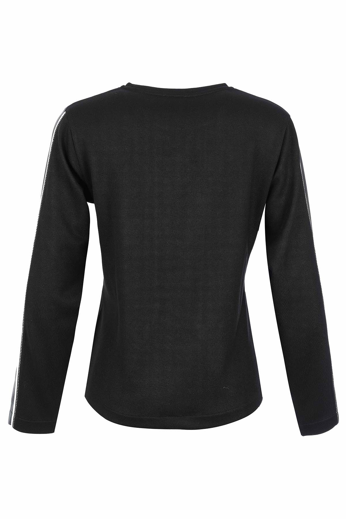 Chic Sequin Sweater With Vegan Detail. Tricotto 96001