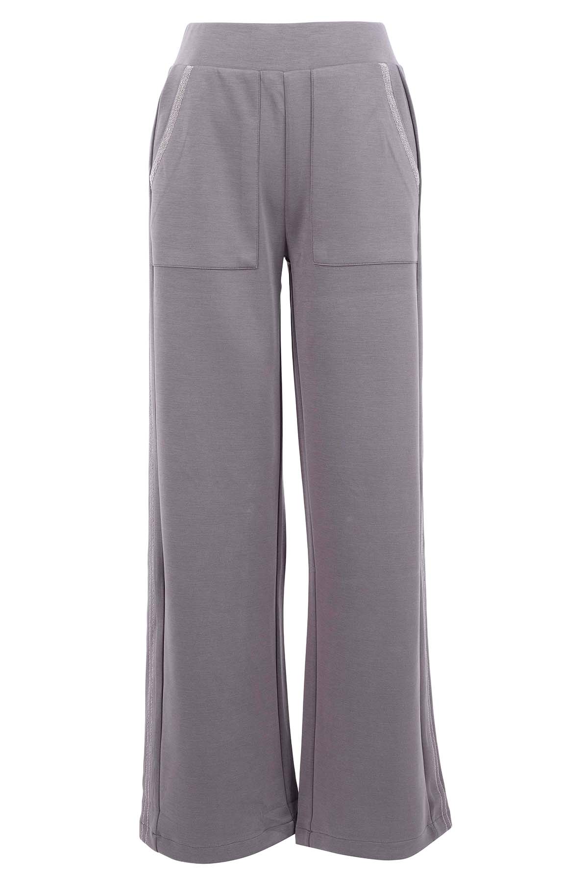 Silky Knit All Season Pant With Sequin Detail. Tricotto 96027