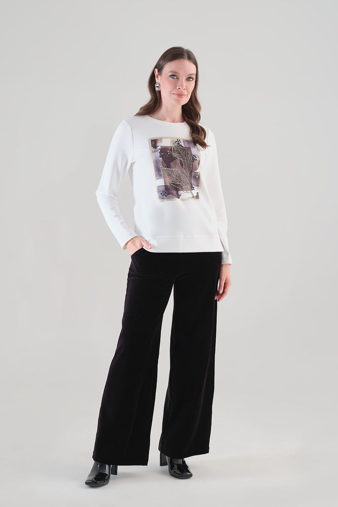 Textured Knit Sweater. Tricotto 96033