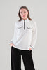 Textured Knit Sweater With Zip Front. Tricotto 96041