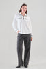Cotton Stretch Sequin Wide Leg Pant. Tricotto 96126