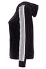 Textured Knit Casual Hoodie Jacket. Tricotto 96046