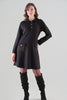 Little Black Dress With Gold Sequin Detail. Tricotto 96081