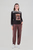 Pantalon cargo en tricot luxueux. Tricotto 96099