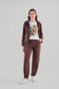 Veste à capuche bomber décontractée luxueuse. Tricotto 96091