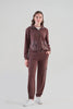 Veste à capuche bomber décontractée luxueuse. Tricotto 96091