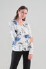 Pull en maille de qualité supérieure à col en V. Tricotto 96104
