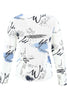 Pull en maille de qualité supérieure à col en V. Tricotto 96104