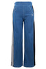 Pantalon large en coton à enfiler avec bande latérale. Tricotto 96127