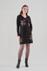Premium Knit Little Black Dress. Tricotto 96136