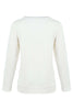 Pull en maille extensible à imprimé floral. Tricotto 96150