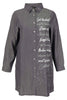 Robe en maille de Lyocell toutes saisons avec détails imprimés de sequins. Tricotto 96159