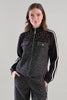 Striking Sequin Zip Front Jacket. Tricotto 96164