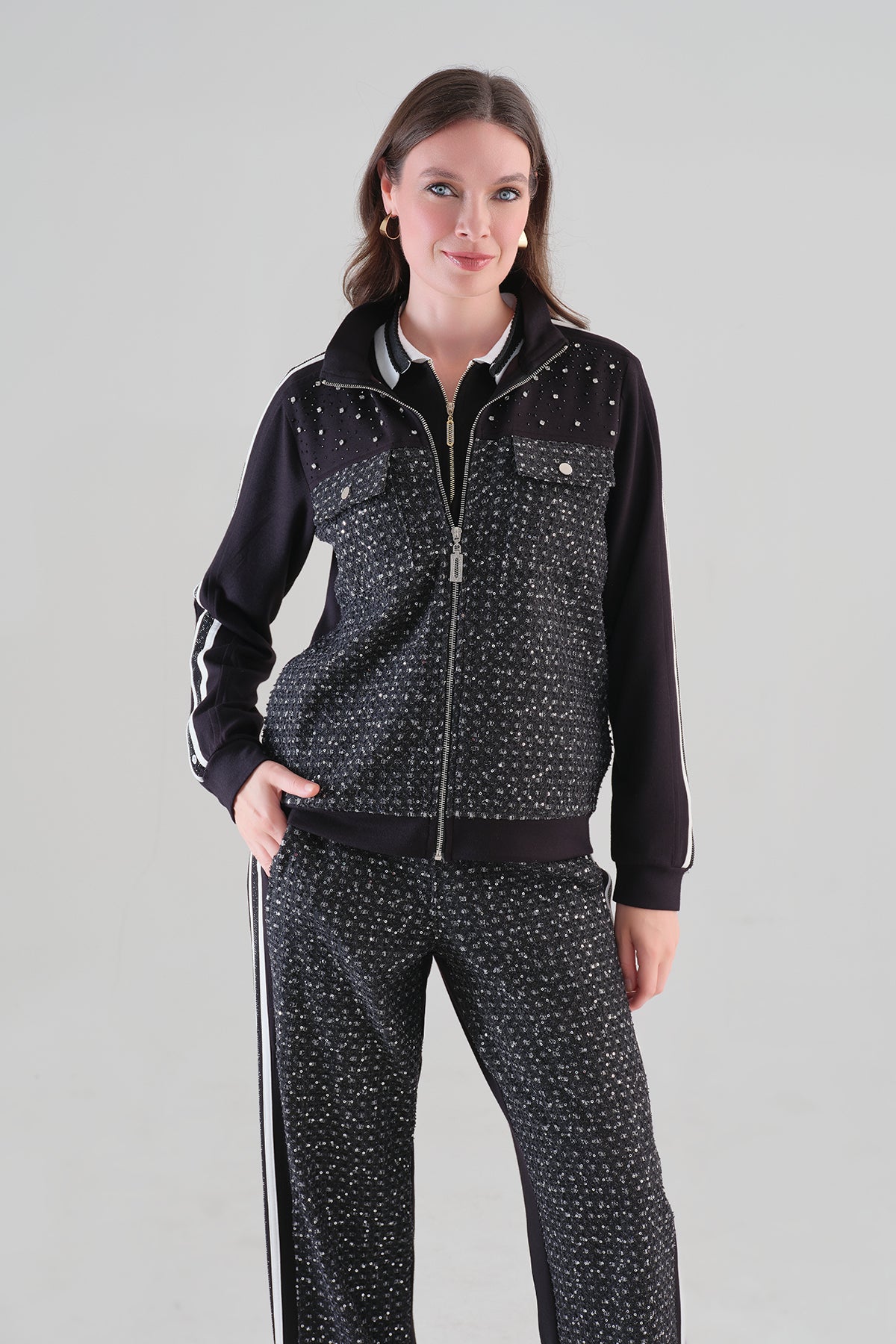 Premium Relaxed Knit Pull On Pant. Tricotto 96170