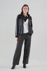 Striking Sequin Zip Front Jacket. Tricotto 96164