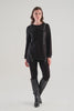 Silky Stretch Knit Legging With Sequin Side. Tricotto  96116