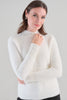 Premium Eyelash knit Sweater With White Pearl Detail. Tricotto 96219