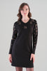 Striking Textured Sequin Knit Dress. Tricotto 96221
