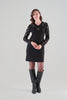 Striking Textured Sequin Knit Dress. Tricotto 96221