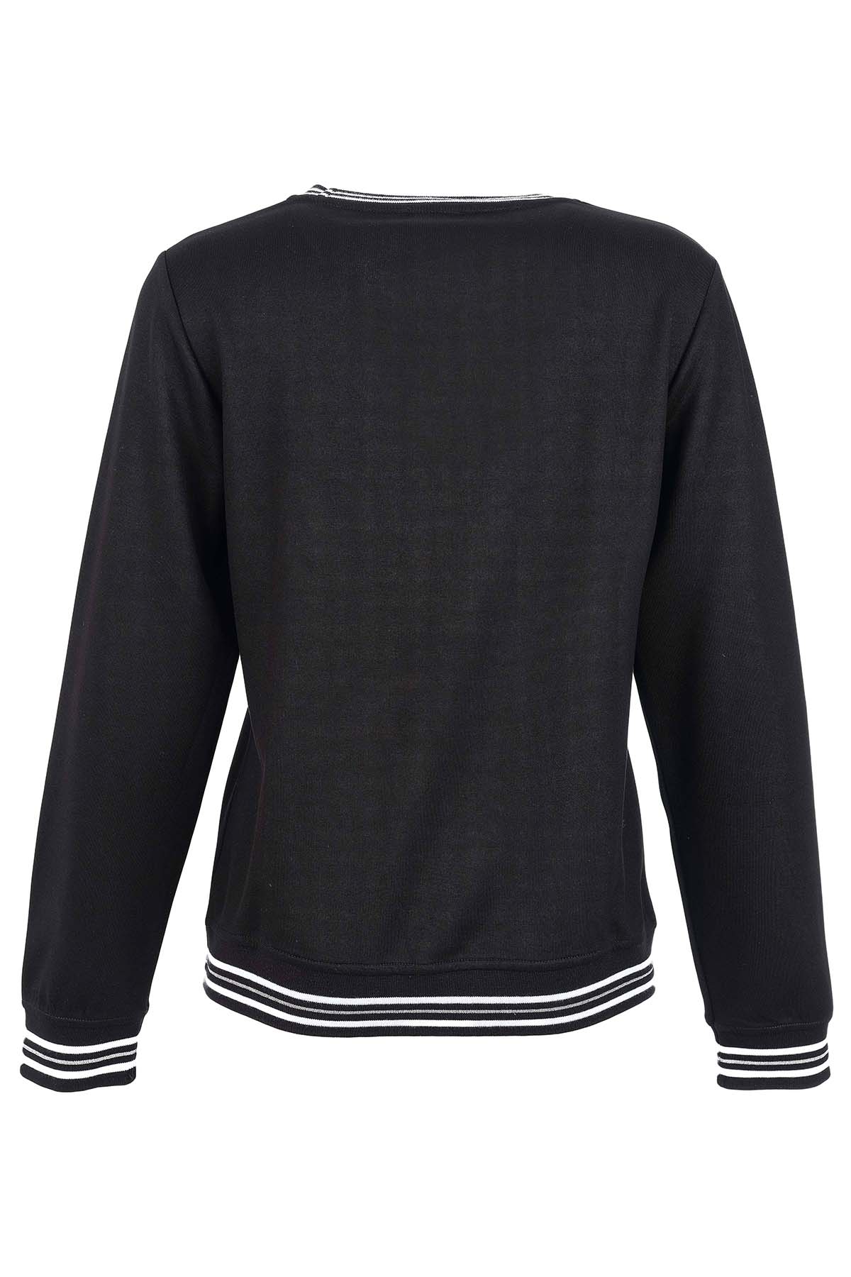 Premium Knit Sweater With Front Pearl Sequin Detail. Tricotto 96146