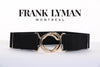 Frank Lyman Montreal Black-gold Fashion Belt