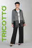 Tricotto black white jacket