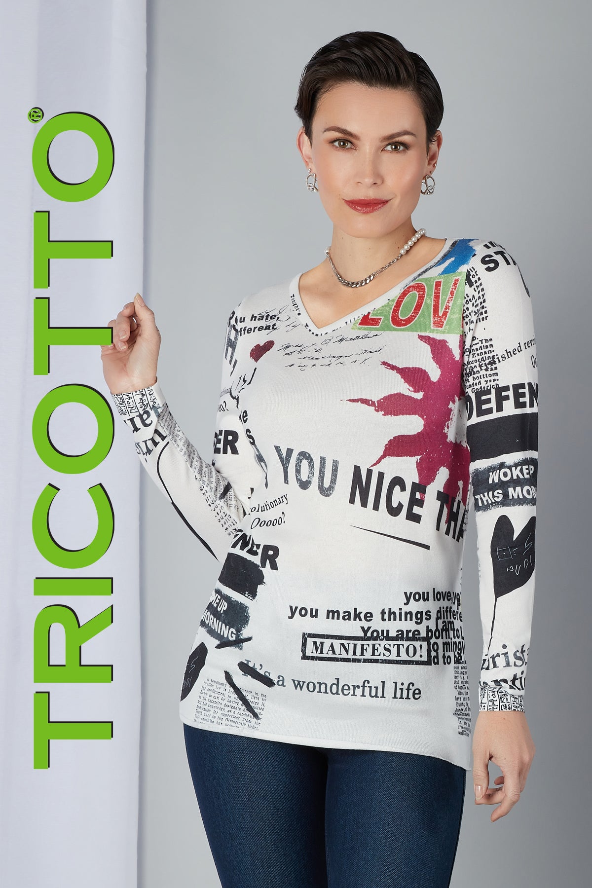 Tricotto Fashion Sweaters-Buy Tricotto Sweaters Online-Tricotto Clothing Montreal-Online Sweater Shop