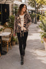 Textured Printed Hoodie Jacket. Frank Lyman 263707