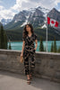 Pantalon court en tricot soyeux fabriqué au Canada. Frank Lyman 261225