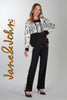 Jane & John Relaxed knit pul on pant with side print detail