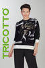Tricotto sweater with front old accent detail