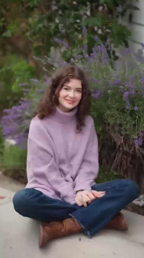Lavender oversized sweater