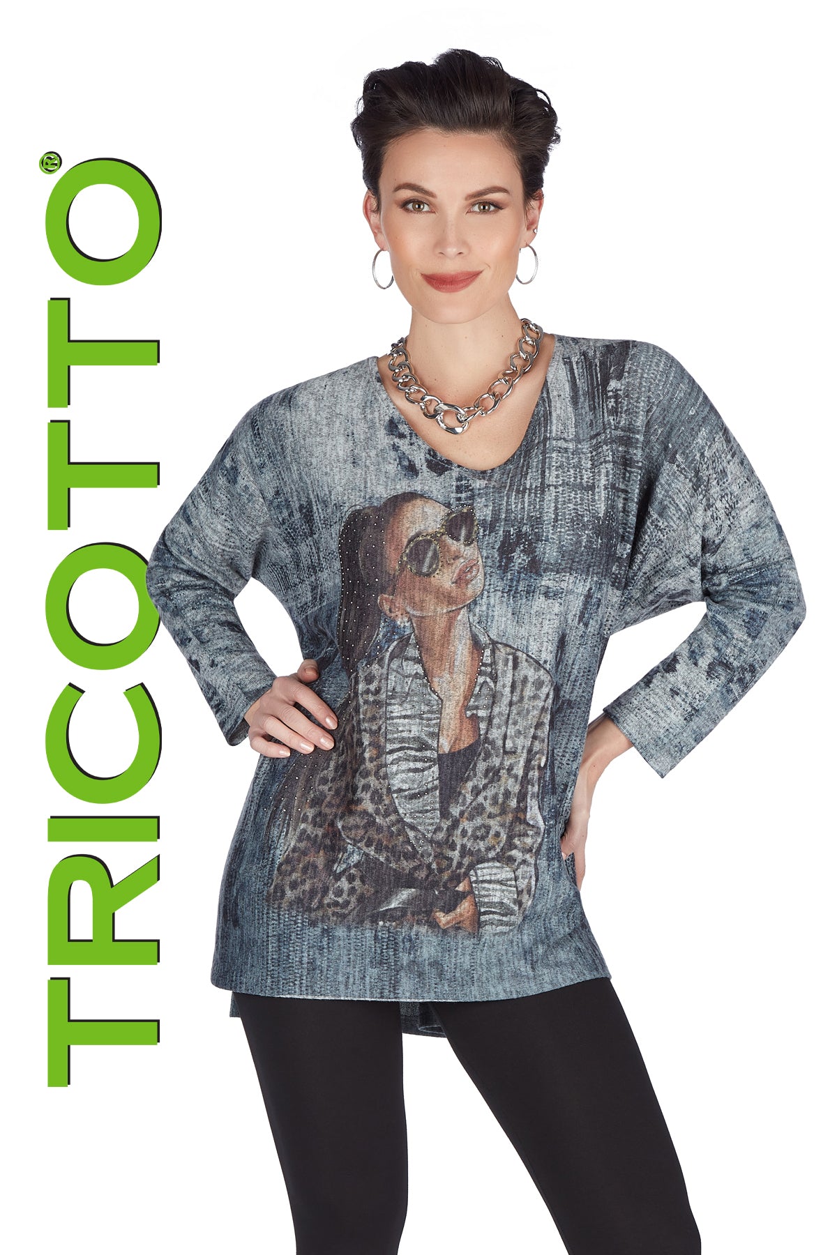 Tricotto Sweaters-Buy Tricotto Sweaters Online-Women's Fashion Sweaters-Tricotto Clothing Montreal-Tricotto Online Shop